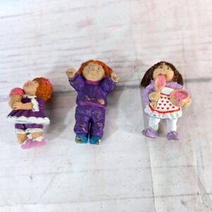 Cabbage Patch Kids Figurines Ice Cream Baking Playtime -Lot‎ of 3